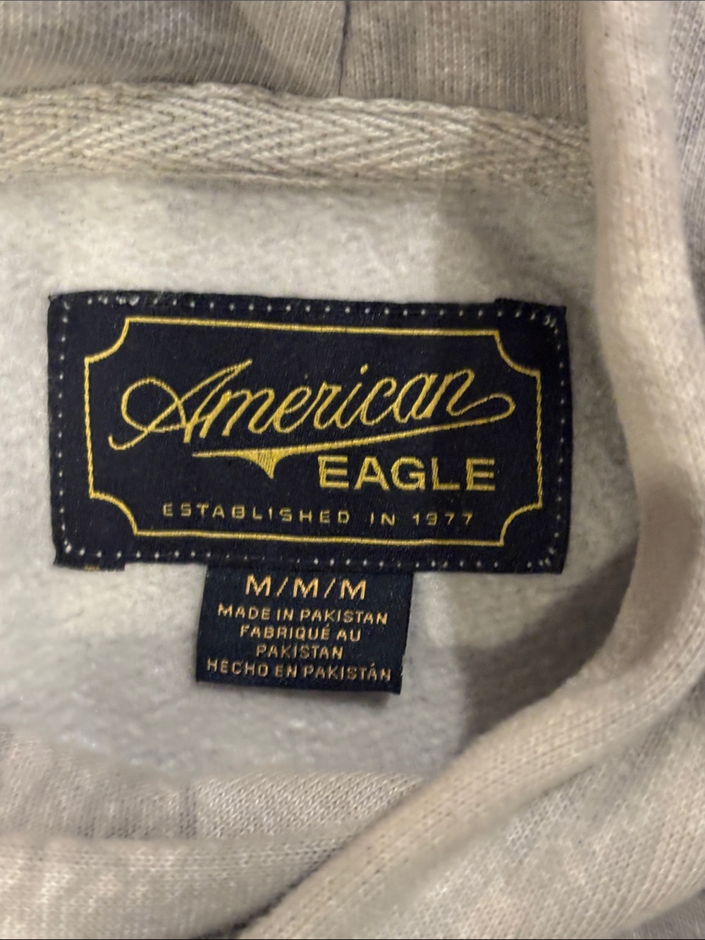 American Eagle Outfitters Light Gray Floral Hoodie - Picture 4 of 5